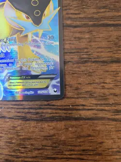 Pokemon Raikou EX 105/108 Dark Explorers Full Art Holo Ultra Rare 170 HP Card - Image 3