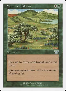 MTG Summer Bloom [6ED] #255 - Image 1