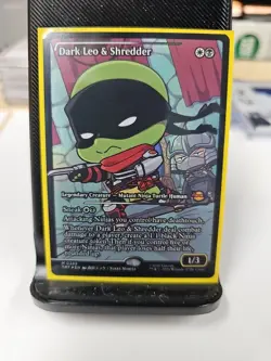 Dark Leo & Shredder (Showcase) Teenage Mutant Ninja Turtles Foil - Image 1