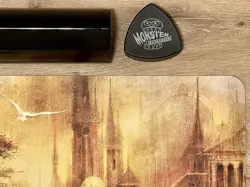 DEATHSPROUT MTG PLAYMAT: SIGNED SEB MCKINNON KICKSTARTER & MONSTER PLAYMAT TUBE - Image 3