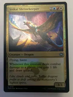 Jeskai Shrinekeeper Tarkir: Dragonstorm Foil - MTG - Image 1