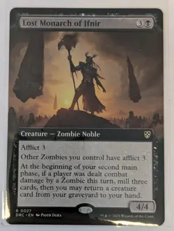 Lost Monarch of Ifnir (Extended Art) Commander: Aetherdrift - MTG RARE - Image 1