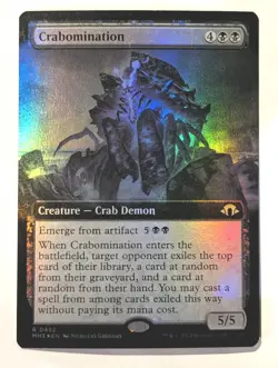 Crabomination (Extended Art) Modern Horizons 3 Foil - MTG RARE - Image 1