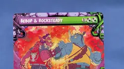 BEBOP & ROCKSTEADY Borderless Showcase 241 NM Mtg TMNT 🔮 - Image 2