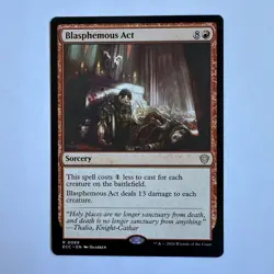 Blasphemous Act #89 NM Commander: Lorwyn Eclipsed MTG - Image 1