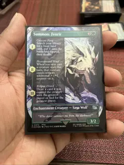 Summon: Fenrir (Borderless) Final Fantasy Foil - Image 1
