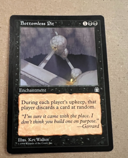Bottomless Pit - Stronghold - MTG - Magic the Gathering - Image 1