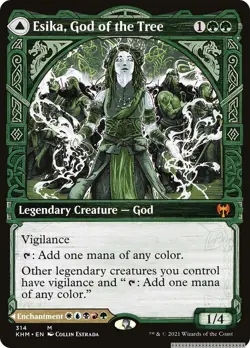 Esika, God of the Tree (Showcase) [KHM - 314] - NM [Normal] TCG MTG - Image 1