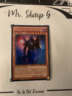 SCHATTENVAMPIR - 1. AUFLAGE SHSP-DE030 DEUTSCH Yu-Gi-OH! CARD SECRET RARE HOLO* - Image 3