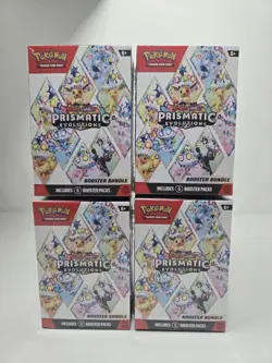 Pokemon TCG Prismatic Evolutions Booster Bundle - Lot of 4 - New Factory Sealed - Image 1