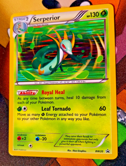 2011 Pokemon Black Star Promo BW20 Serperior Holo HP - Image 1