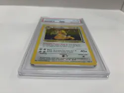 Pokemon TCG Dragonite Fossil 1999 Holo Rare Card 4/62 PSA 8 - Image 4