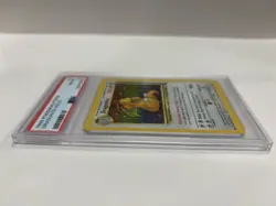 Pokemon TCG Dragonite Fossil 1999 Holo Rare Card 4/62 PSA 8 - Image 5