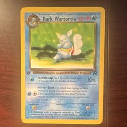 Pokemon Dark Wartortle 46/82 Team Rocket 1st Edition Uncommon English - Image 1