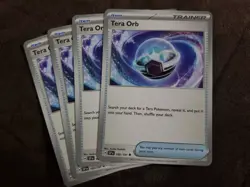 Pokemon TCG Tera Orb 189/191 X4 Surging Sparks MINT - Image 1