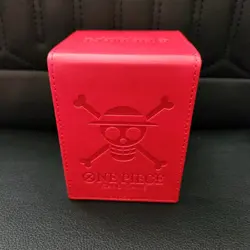 One Piece TCG Official Card Deck Box Vol.1 Red Luffy UNUSED Bandai - Image 1