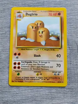 Pokemon RARE Vtg BASE SET 1999 WOTC 9 Card Lot Dugrito Beedrill Trainers LP - Image 5