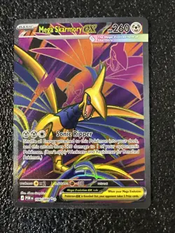 Pokemon Mega Skarmory ex 106/088 Perfect Order Illustration Rare NM - Image 1