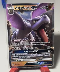 Pokemon Aerodactyl GX 106/236 Unified Minds Ultra Rare Holo - Image 1