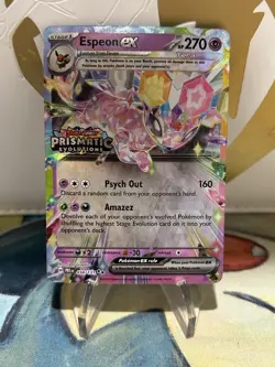 Espeon ex Stamped 034/131 Scarlet & Violet Sealed Promo NM Pokemon - Image 1