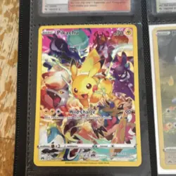 Pikachu Full Art Secret Rare Holo 160/159 Crown Zenith Pokemon TCG HP70 - Image 1