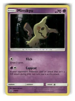 Mimikyu - SM99 Holo Promo Sun & Moon Promo Pokemon Lightly Played - Image 1