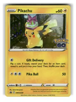 Pikachu SWSH234 Cosmo Holo Promo Sword & Shield Promo Pokemon Near Mint - Image 1