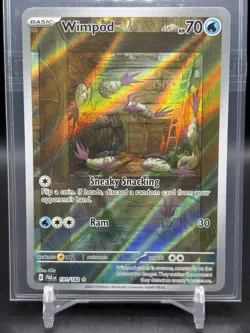 Wimpod 191/182 SV04: Paradox Rift Holo Illustration Rare Pokemon TCG - Image 1
