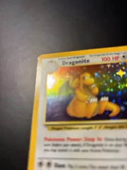 Dragonite 4/62 Holo: Vintage Pokemon TCG - Fossil - Unlimited - LP-/MP+ - Image 2