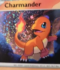 Pokemon TCG Charmander Cosmos Holo 2x SWIRL 047 151 Black Star Promo Near Mint - Image 3