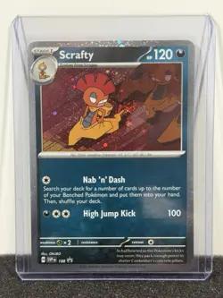 SCRAFTY SV188 Scarlet&Violet Cosmos Holo Black Star Promo Pokemon TCG Near Mint - Image 1