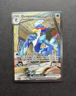 POKEMON TCG Quaquaval ex 260/193 Sv02: Paldea Evolved Holo - Image 1