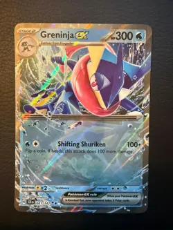 Greninja ex 41/142 Double Rare Stellar Crown Pokemon Near Mint - Image 1