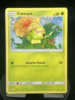 Pokemon TCG Caterpie 1/12 McDonald's Collection 2019 Promo LP - Image 1