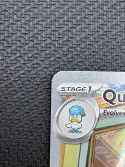Quaxwell 207/193 ILLUSTRATION RARE HOLO Paldea Evolved Sv02 Pokemon English IR - Image 3