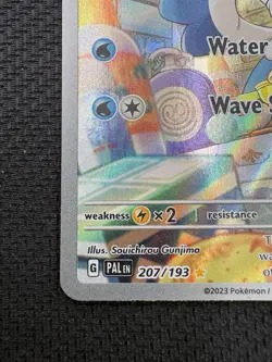 Quaxwell 207/193 ILLUSTRATION RARE HOLO Paldea Evolved Sv02 Pokemon English IR - Image 5