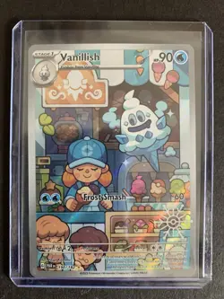 Vanillish 190/182 - Pokemon Holiday Calendar 2025 Festive Stamp Promo Card - Image 1