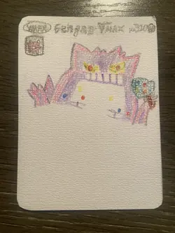 Gengar VMAX (Alternate Art Secret) 271/264 Fusion Strike HAND DRAWN ART CARD! - Image 5