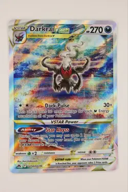 Pokemon Darkrai VSTAR GG50/GG70 Crown Zenith Galarian Gallery Ultra Rare Holo - Image 1