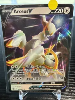 Pokemon TCG Arceus v 122/172 SWSH Brilliant Stars Ultra Rare - Image 2