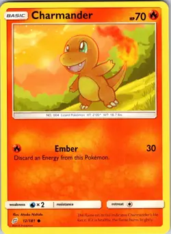 Charmander (12) 12/181 SM - Team Up Pokemon TCG NM Regular - Image 1