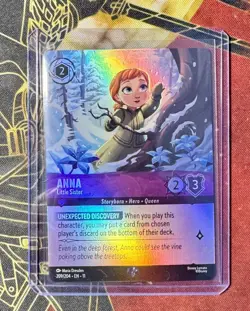Anna - Little Sister (Epic) 209/204 Winterspell Holo Disney Lorcana - Image 1