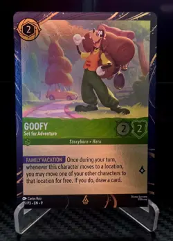 Disney Lorcana - Goofy Set for Adventure (Promo) 39/P3 - NM - Image 1