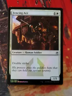MTG Card: Fencing Ace (Masters 25) FOIL - Image 1
