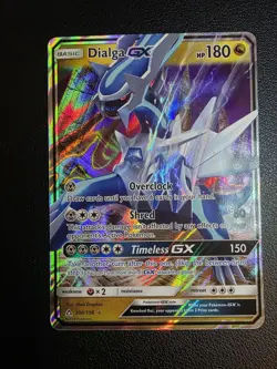 Dialga GX - 100/156 - SM Ultra Prism Ultra Rare Holo Pokemon Card - NM - Image 1