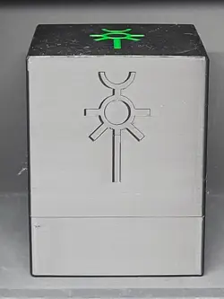 3d Printed 100+ Card Deck Box - Necrons (Mono-Black) Theme [DECK BOX ONLY] WH40K - Image 1