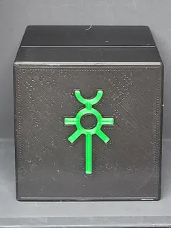 3d Printed 100+ Card Deck Box - Necrons (Mono-Black) Theme [DECK BOX ONLY] WH40K - Image 2