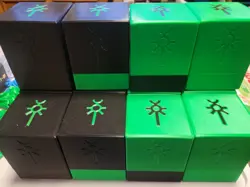 3d Printed 100+ Card Deck Box - Necrons (Mono-Black) Theme [DECK BOX ONLY] WH40K - Image 5