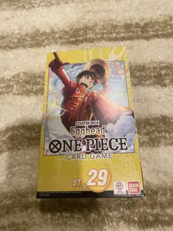 Bandai One Piece Card Game Egghead Starter Deck Box ST-29 English Monkey D Luffy - Image 1