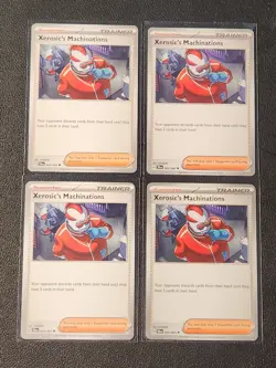 4x Xerosic's Machinations 064/064 Pokemon card SV Shrouded Fable uncommon NM - Image 1